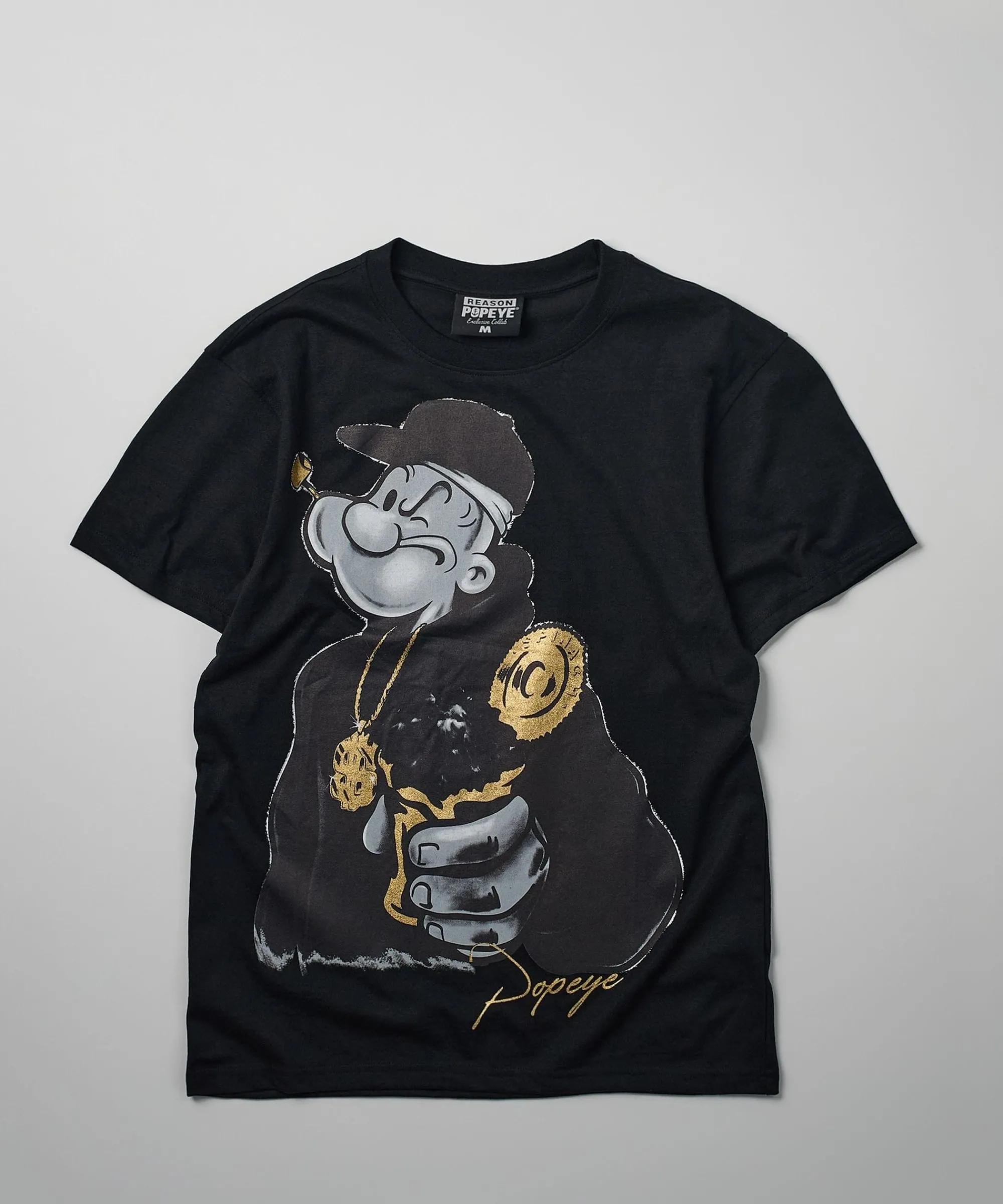 popeye_short_sleeve_tee__black_0.webp Store Popeye Short Sleeve Tee - Black Graphic Tees