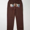 Best Sale Popeye Toggle Joggers - Brown Sweatpants