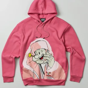 New Popeye Uptown Hoodie - Pink Hoodies | Hoodies