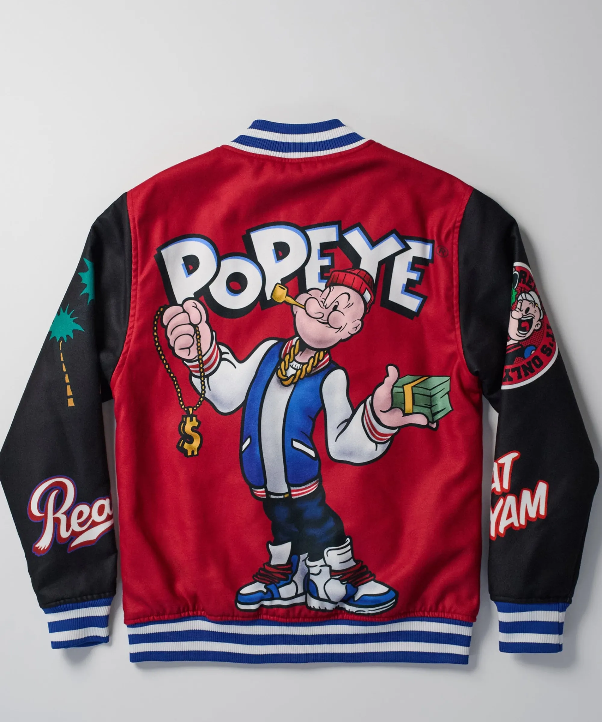 popeye_usa_wool_varsity_jacket__red_2.webp Hot Popeye USA Wool Varsity Jacket - Red Varsity Jackets