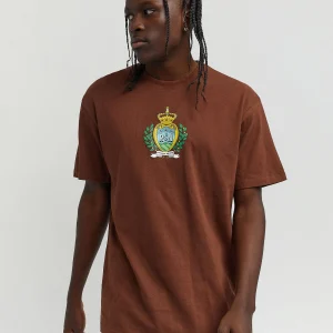 Clearance Reason Regal Short Sleeve Tee - Brown Graphic Tees