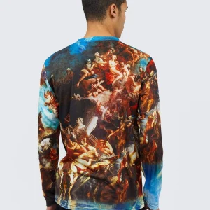 Clearance Renaissance Allover Print Long Sleeve Tee Long Sleeve Tees | Graphic Tees