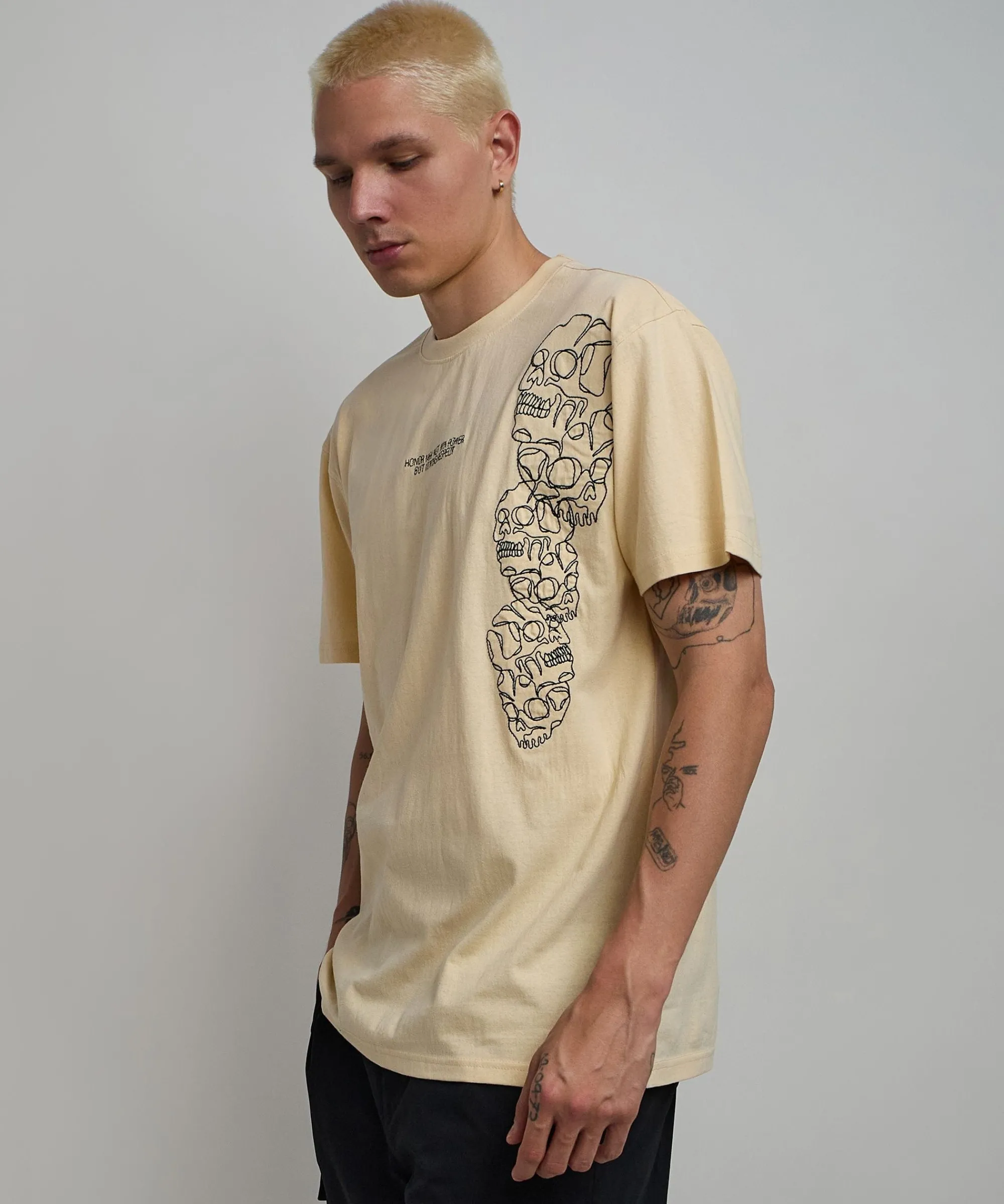 respect_embroidered_short_sleeve_tee__khaki_0.webp Best Sale Respect Embroidered Short Sleeve Tee - Khaki Graphic Tees