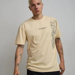 Best Sale Respect Embroidered Short Sleeve Tee - Khaki Graphic Tees