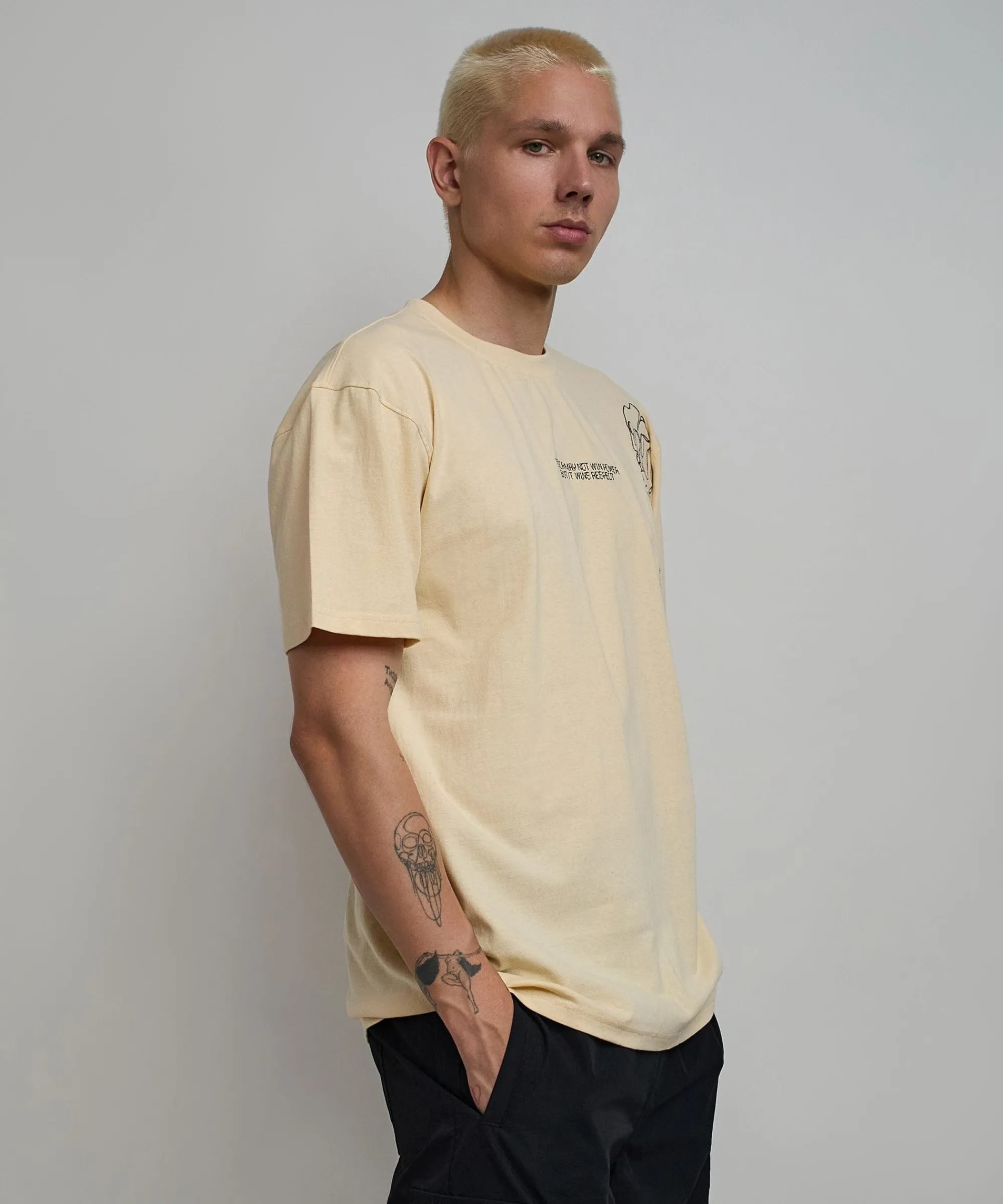 respect_embroidered_short_sleeve_tee__khaki_3.webp Best Sale Respect Embroidered Short Sleeve Tee - Khaki Graphic Tees
