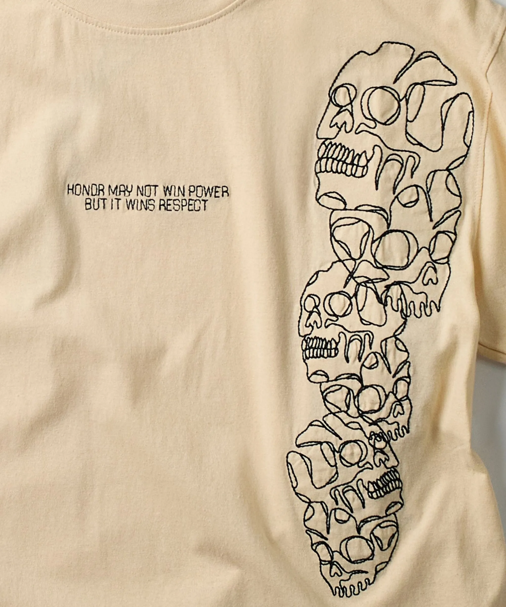 respect_embroidered_short_sleeve_tee__khaki_4.webp Best Sale Respect Embroidered Short Sleeve Tee - Khaki Graphic Tees