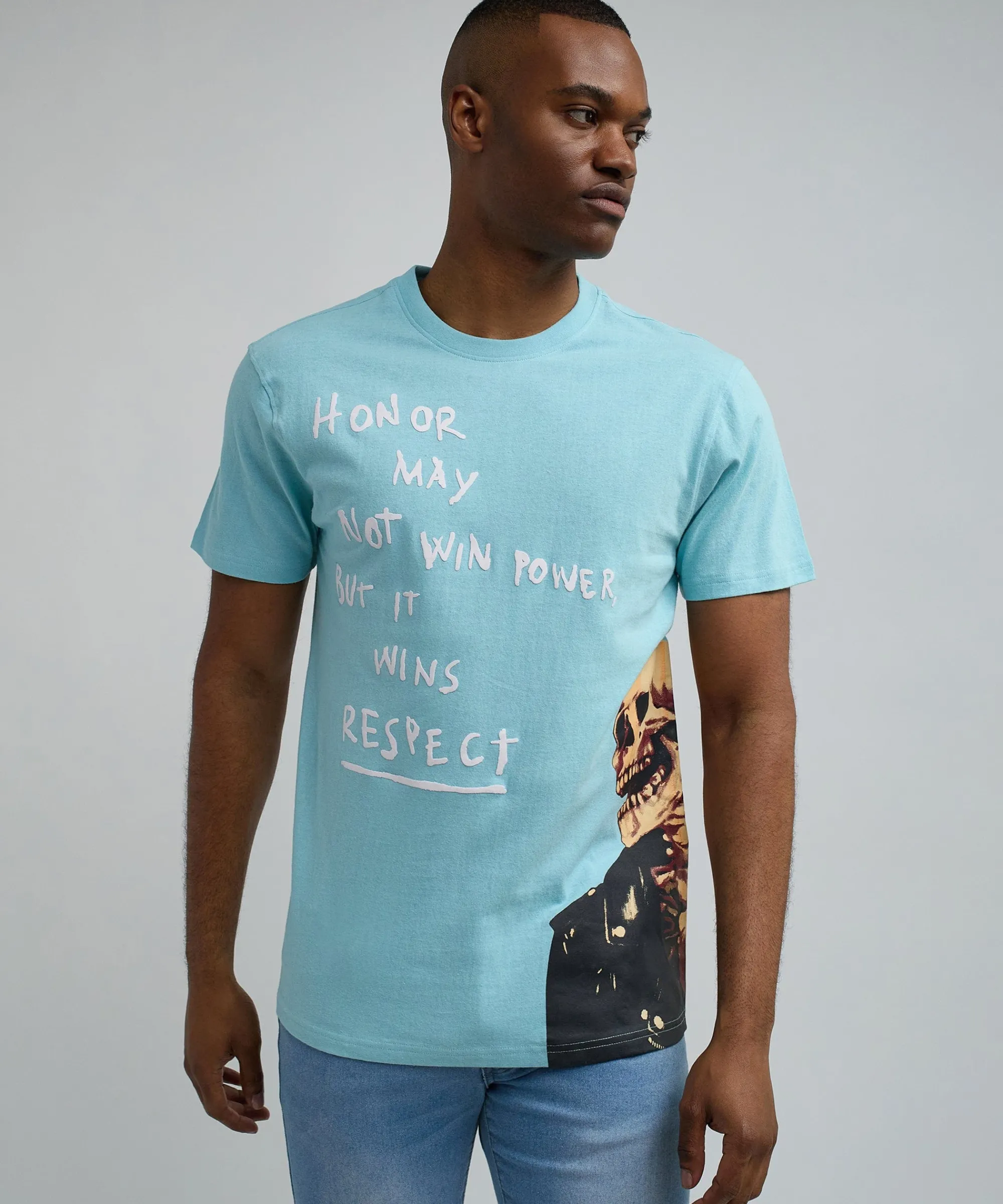 respect_oversized_short_sleeve_tee__light_blue_1.webp Sale Respect Oversized Short Sleeve Tee - Light Blue Oversized Tees | Graphic Tees