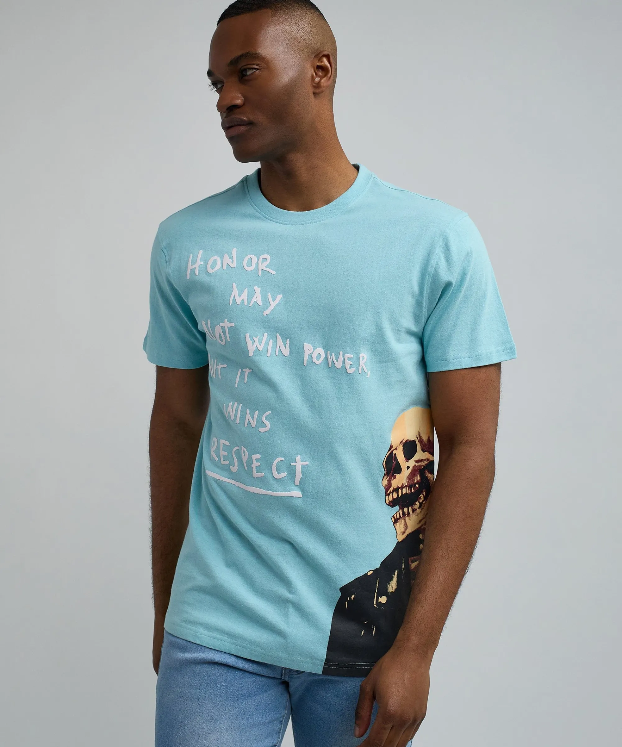 respect_oversized_short_sleeve_tee__light_blue_2.webp Sale Respect Oversized Short Sleeve Tee - Light Blue Oversized Tees | Graphic Tees