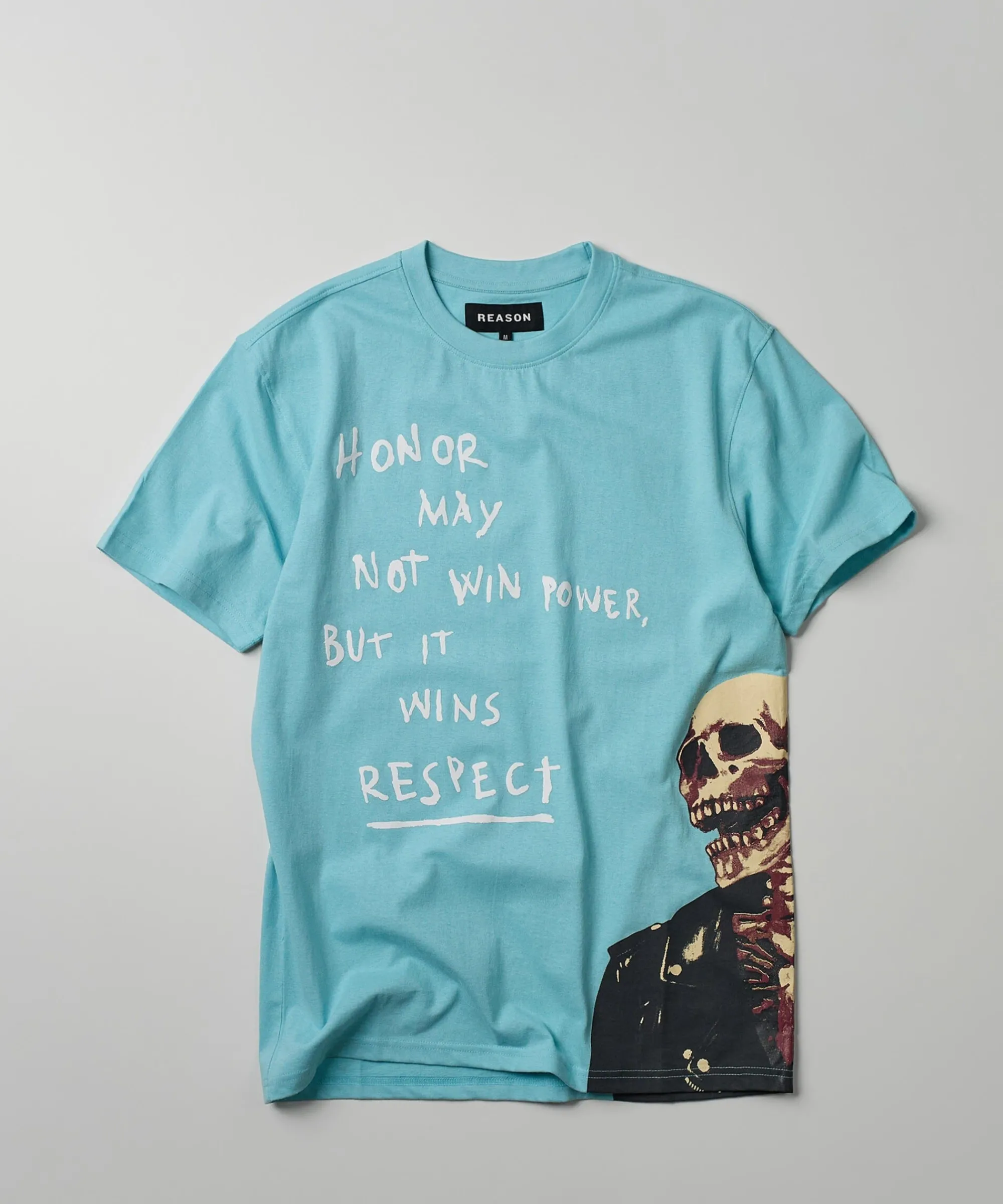 respect_oversized_short_sleeve_tee__light_blue_3.webp Sale Respect Oversized Short Sleeve Tee - Light Blue Oversized Tees | Graphic Tees