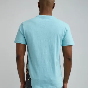 Sale Respect Oversized Short Sleeve Tee - Light Blue Oversized Tees | Graphic Tees