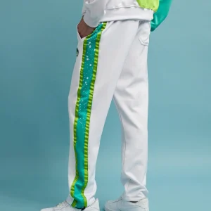 Best Roddick Track Pants - White/Neon Shop All Bottoms