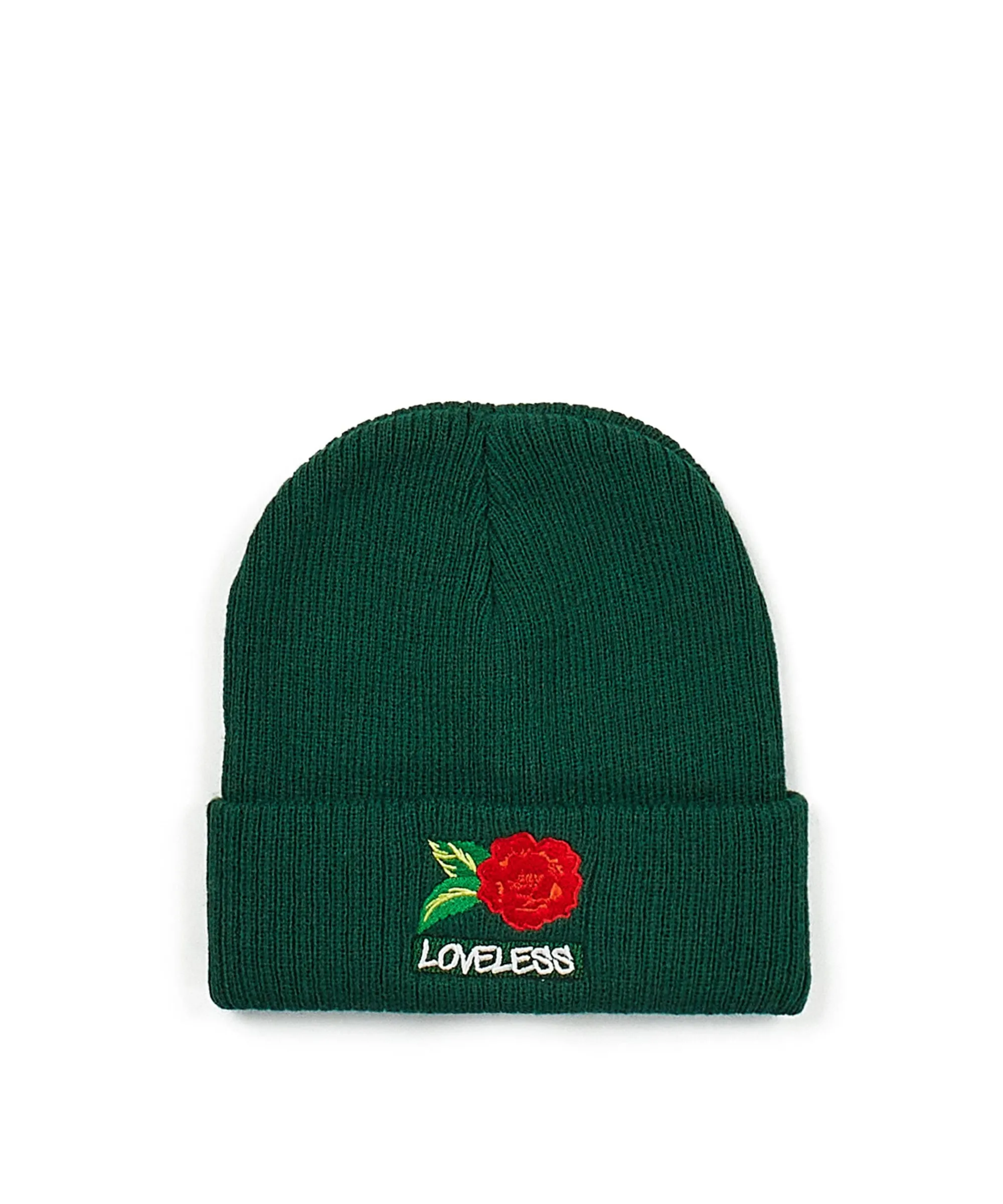roses_beanie__green_0.webp Fashion Roses Beanie - Green Hats | Beanies