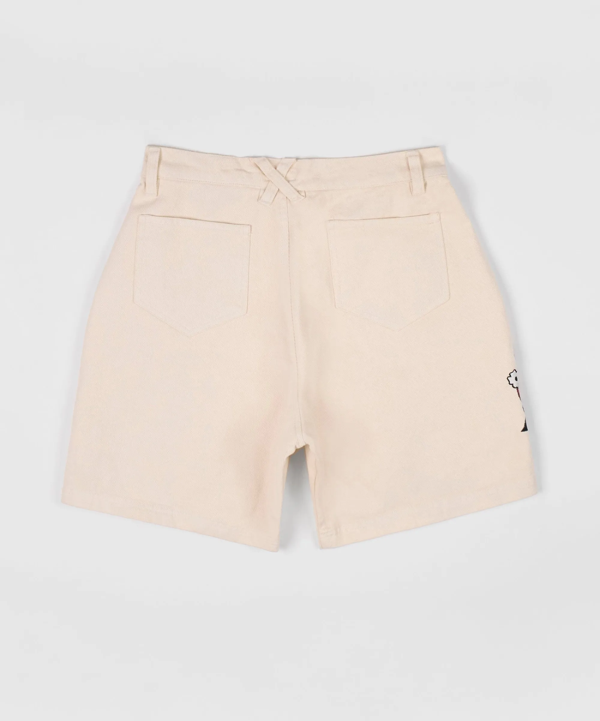 roses_woven_shorts__cream_1.webp Fashion Roses Woven Shorts - Cream Shorts
