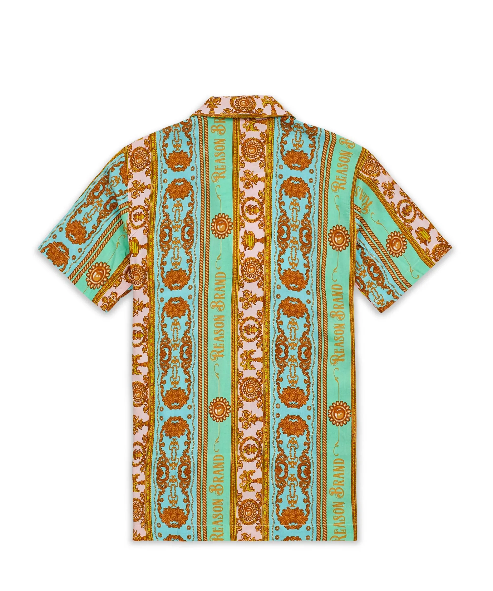 royal_chain_allover_print_short_sleeve_shirt_2.webp Hot Royal Chain Allover Print Short Sleeve Shirt Button Downs
