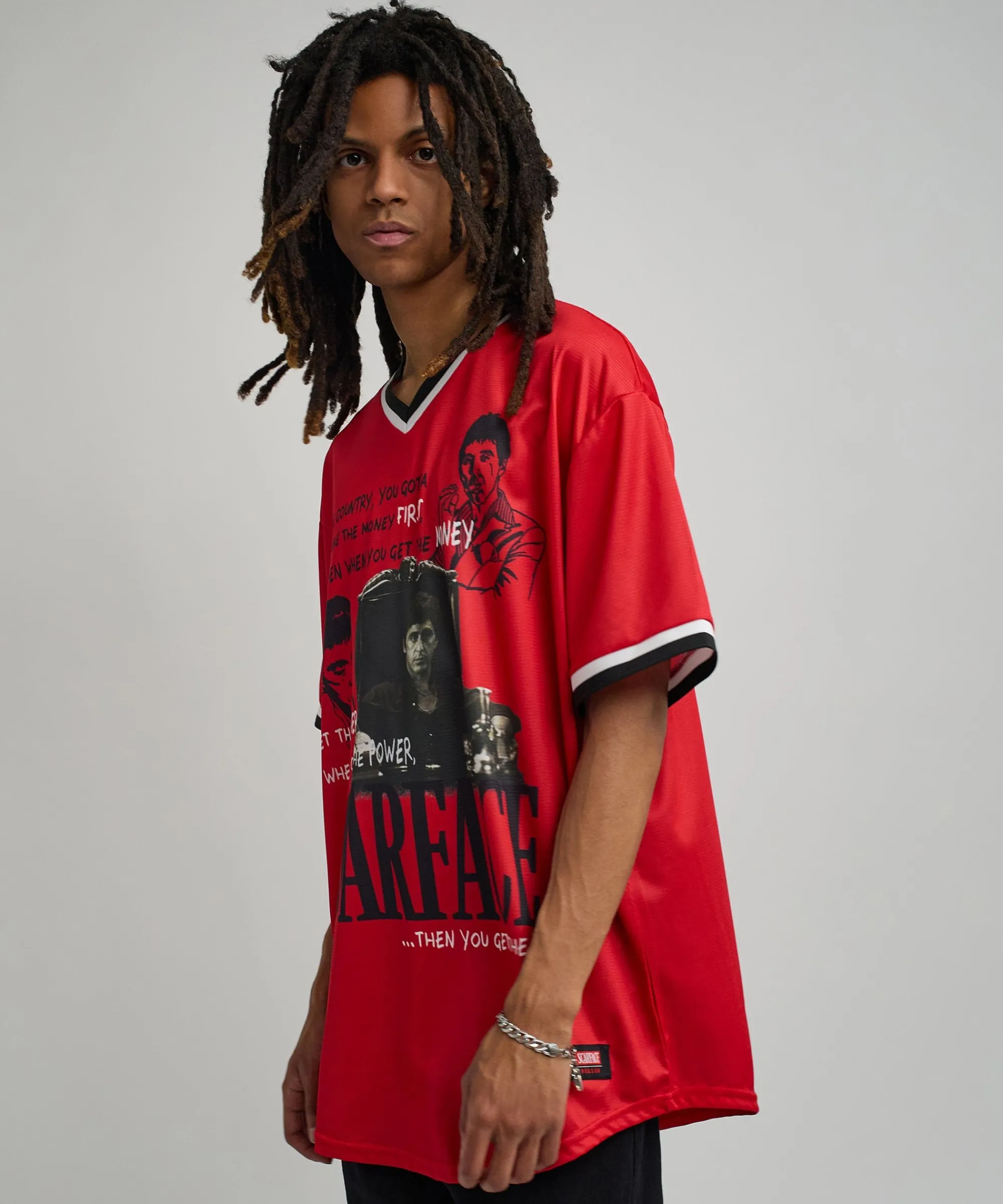 scarface_baseball_jersey__red_2.webp Flash Sale Scarface™ Baseball Jersey - Red Jerseys