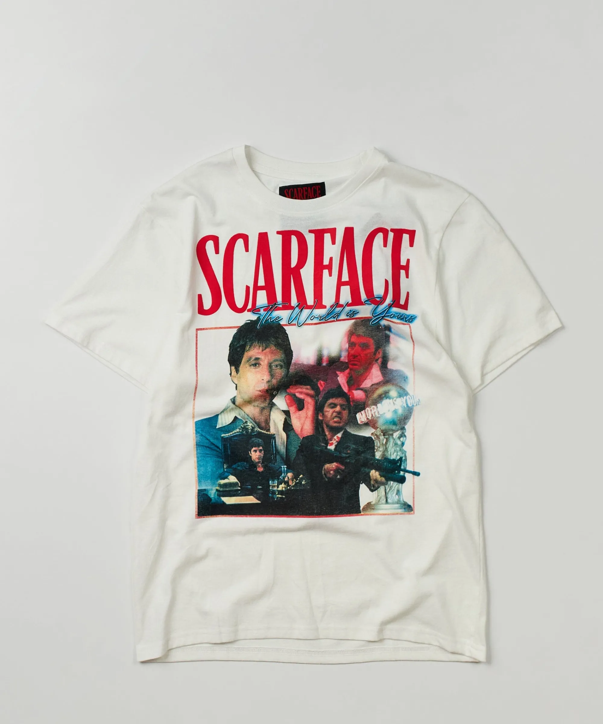 scarface_box_short_sleeve_tee__white_0.webp Cheap Scarface™ Box Short Sleeve Tee - White Graphic Tees