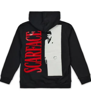 Online Scarface Classic Caviar Back Print Hoodie - Black Hoodies | Hoodies