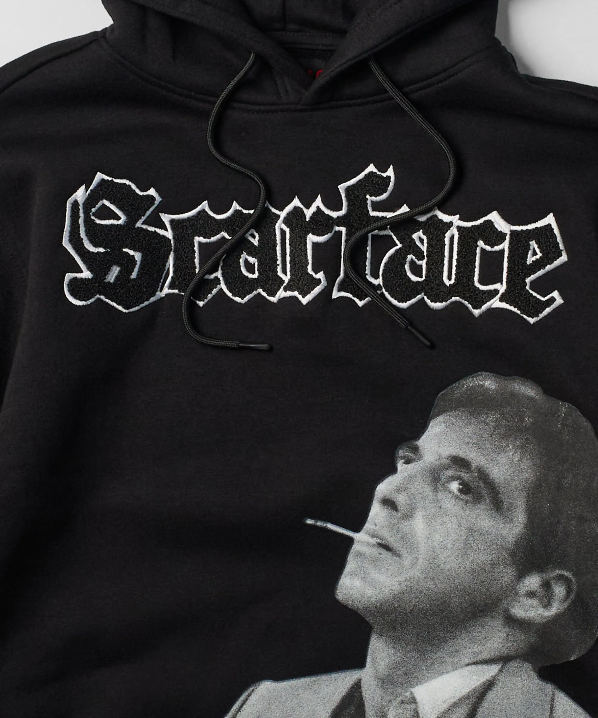 scarface_old_english_chenille_hoodie__black_1.webp Cheap Scarface Old English Chenille Hoodie - Black Hoodies | Hoodies