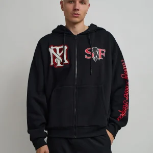Outlet Scarface Respect Full Zip Hoodie - Black Hoodies | Hoodies