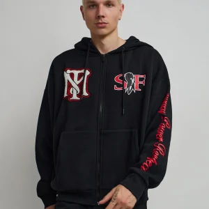 Outlet Scarface Respect Full Zip Hoodie - Black Hoodies | Hoodies