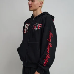 Outlet Scarface Respect Full Zip Hoodie - Black Hoodies | Hoodies