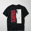 Flash Sale Scarface Split Short Sleeve Tee - Black Graphic Tees