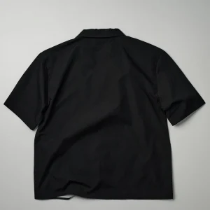 Sale Scarface Tony Montana Short Sleeve Shirt Box Fit - Black Button Downs