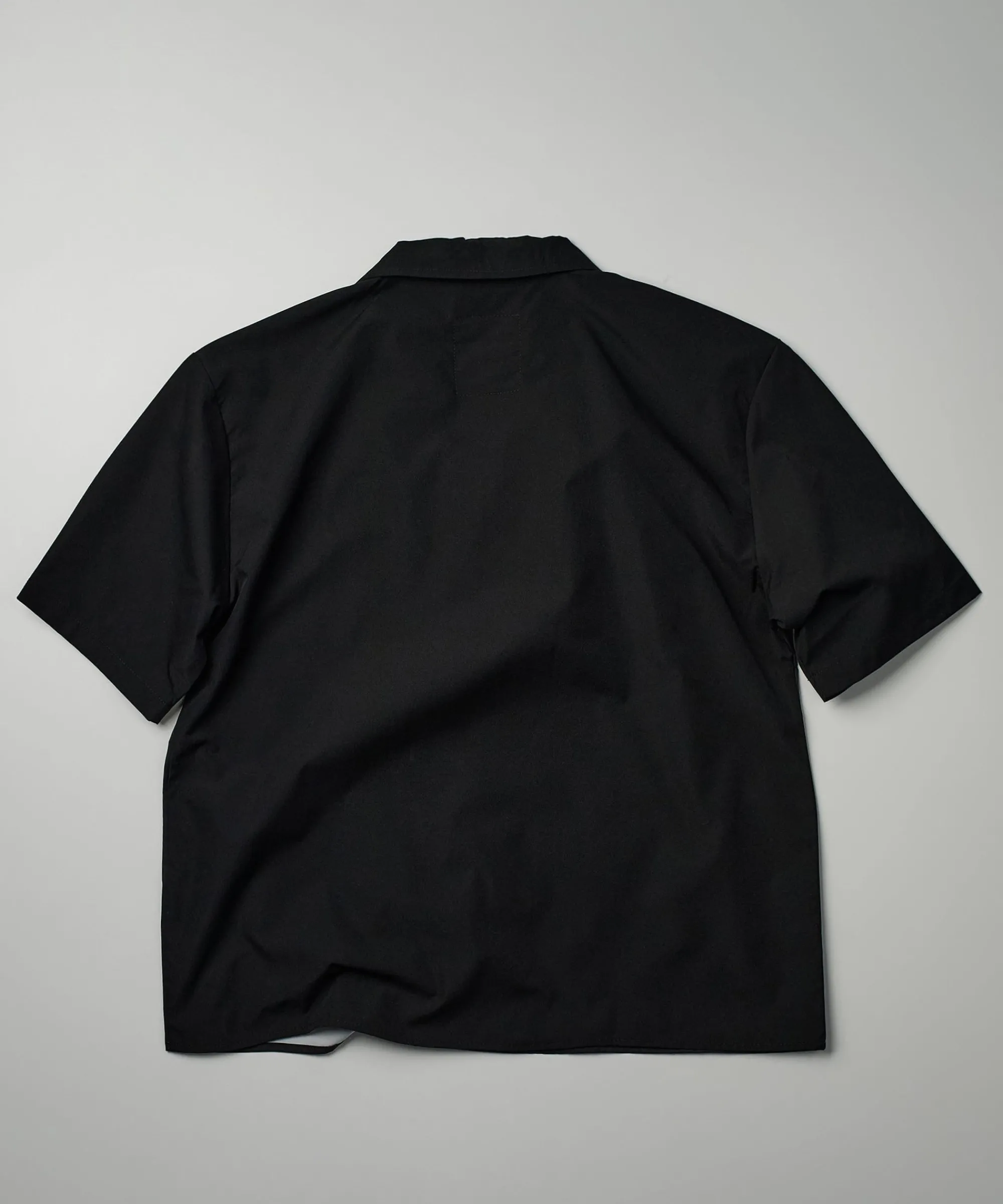 scarface_tony_montana_short_sleeve_shirt_box_fit__black_6.webp Sale Scarface Tony Montana Short Sleeve Shirt Box Fit - Black Button Downs