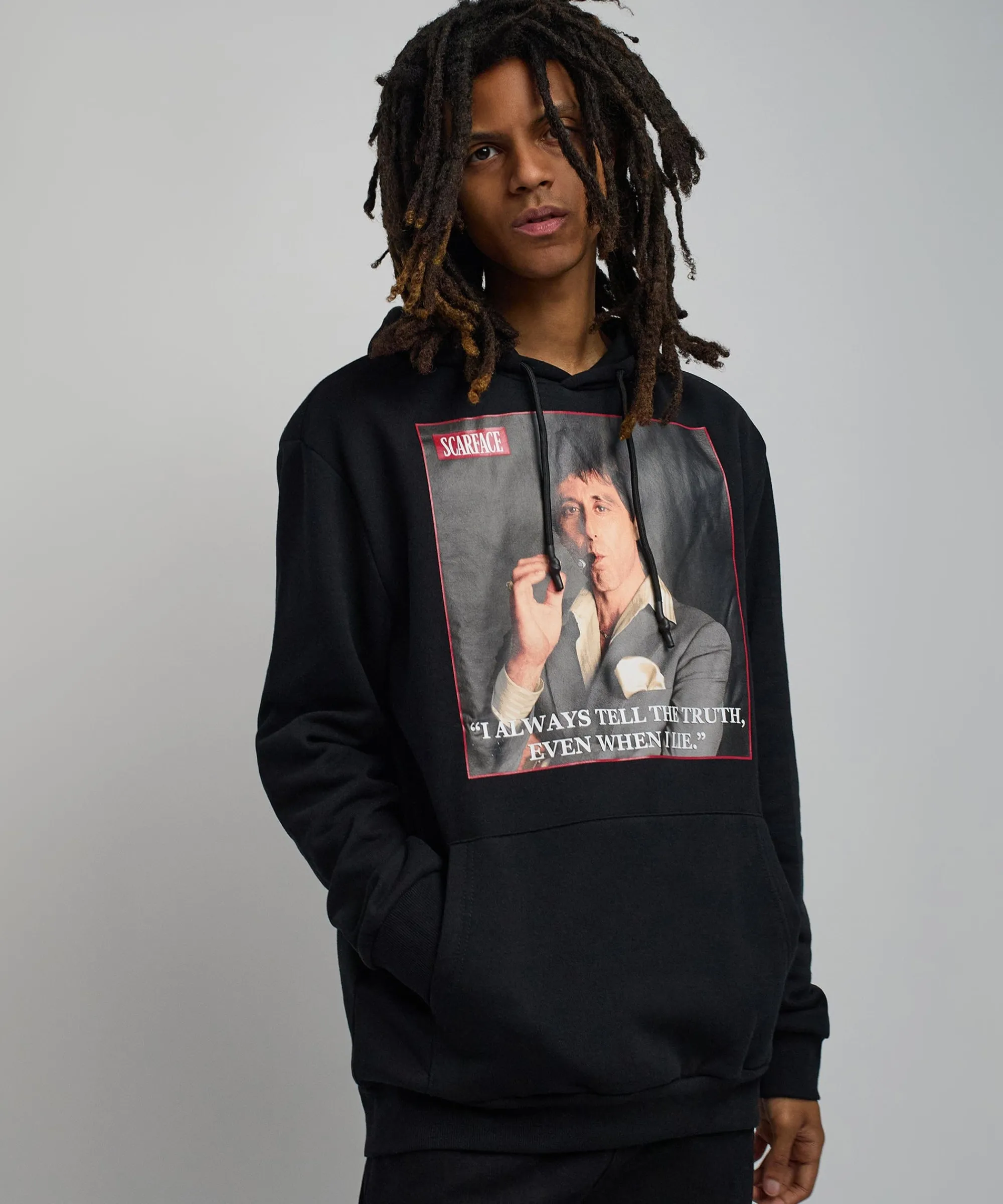 scarface_truth_hoodie__black_0.webp Cheap Scarface Truth Hoodie - Black Hoodies | Hoodies