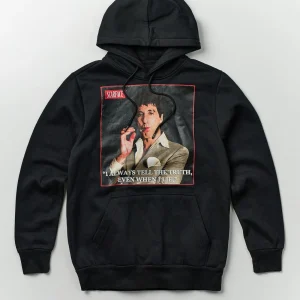 Cheap Scarface Truth Hoodie - Black Hoodies | Hoodies