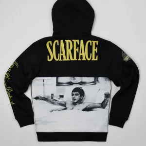 Flash Sale Scarface Varsity Hoodie - Black Hoodies | Hoodies