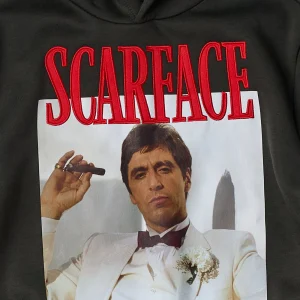 Sale Scarface White Suit Hoodie - Charcoal Hoodies | Hoodies