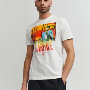 New Scarface World Is Yours Short Sleeve Tee - White Graphic Tees
