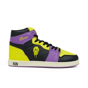 Hot Smiley Sneaker - Yellow/Purple Sneakers