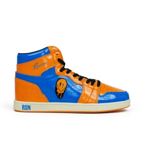 Shop Smiley Sneakers - Blue/Orange Sneakers