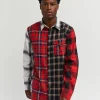 Online Split Flannel Checkered Shirt - Multi Flannels | Button Downs