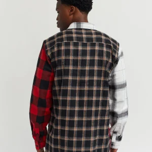 Online Split Flannel Checkered Shirt - Multi Flannels | Button Downs