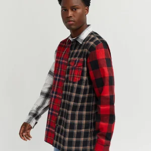 Online Split Flannel Checkered Shirt - Multi Flannels | Button Downs