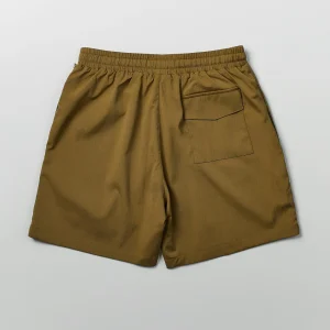 Clearance Spritz Embroidered Texture Woven Shorts - Brown Shop All Bottoms | Shorts