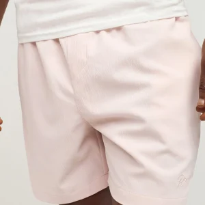 Cheap Spritz Embroidered Texture Woven Shorts - Tan Shop All Bottoms | Shorts