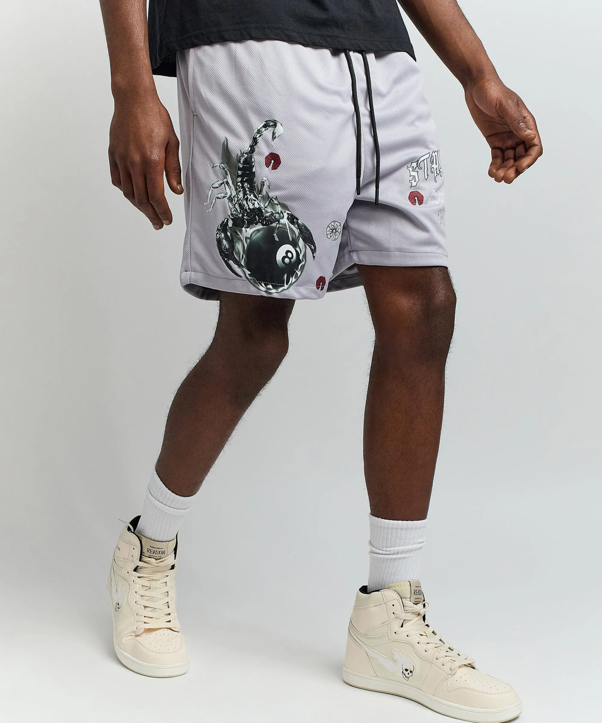 stay_true_multi_print_mesh_shorts__grey_1.webp New Stay True Multi Print Mesh Shorts - Grey Shop All Bottoms | Shorts