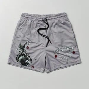 New Stay True Multi Print Mesh Shorts - Grey Shop All Bottoms | Shorts