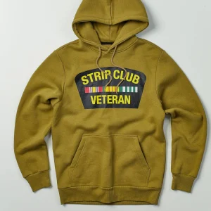 Flash Sale Strip Club Veteran Hoodie - Green Hoodies | Hoodies
