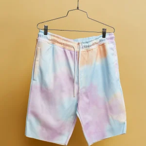 Cheap Tie Dye Knit Pastel Shorts Shop All Bottoms | Shorts