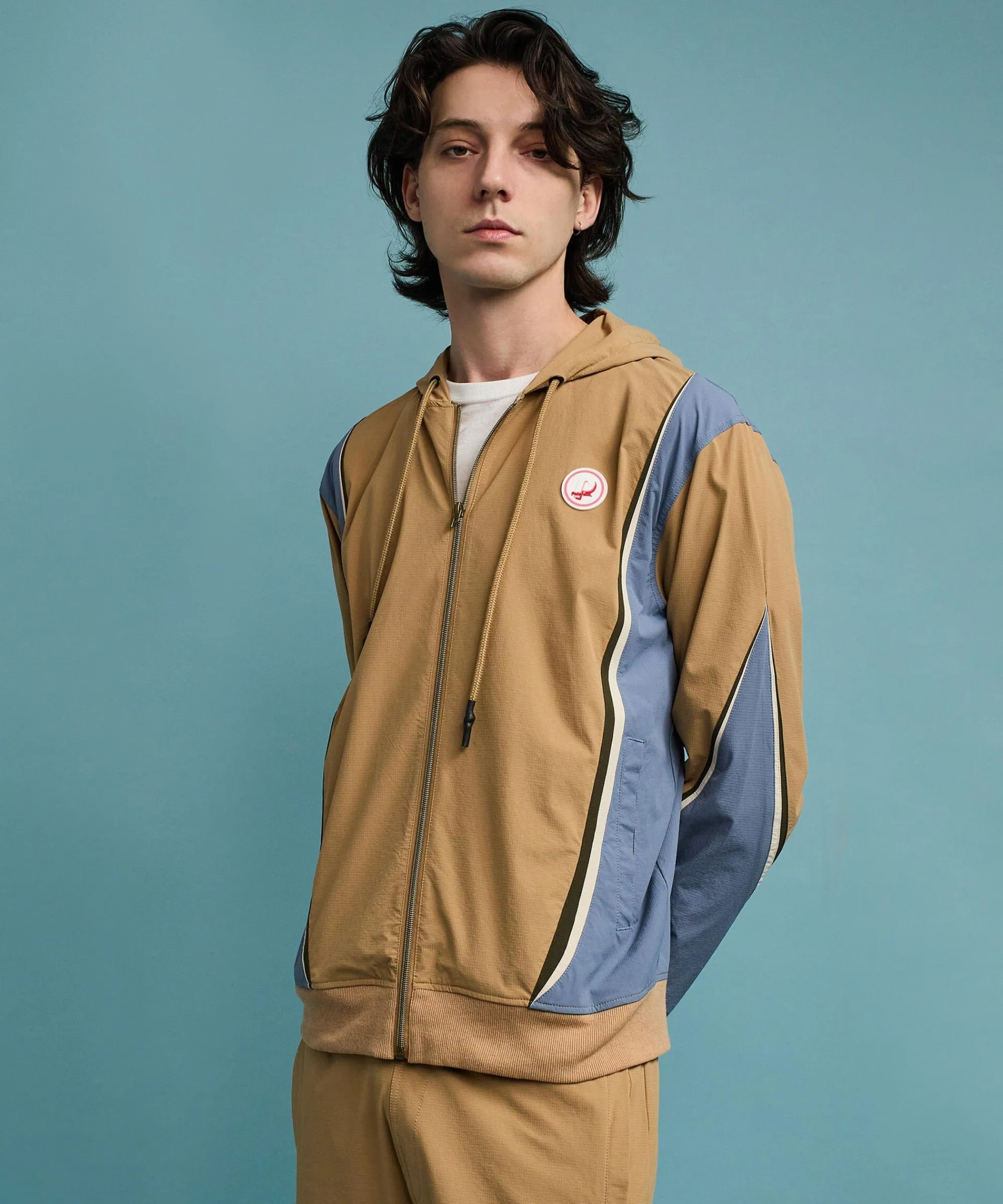 tierbreaker_zip_up__khaki_2.webp Sale Tierbreaker Zip Up - Khaki Hoodies | Hoodies