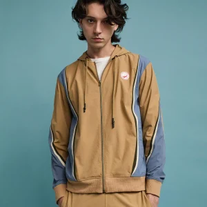 Sale Tierbreaker Zip Up - Khaki Hoodies | Hoodies