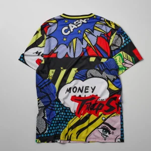 Online Trap Stars Comic Allover Print Graphic Tee Graphic Tees