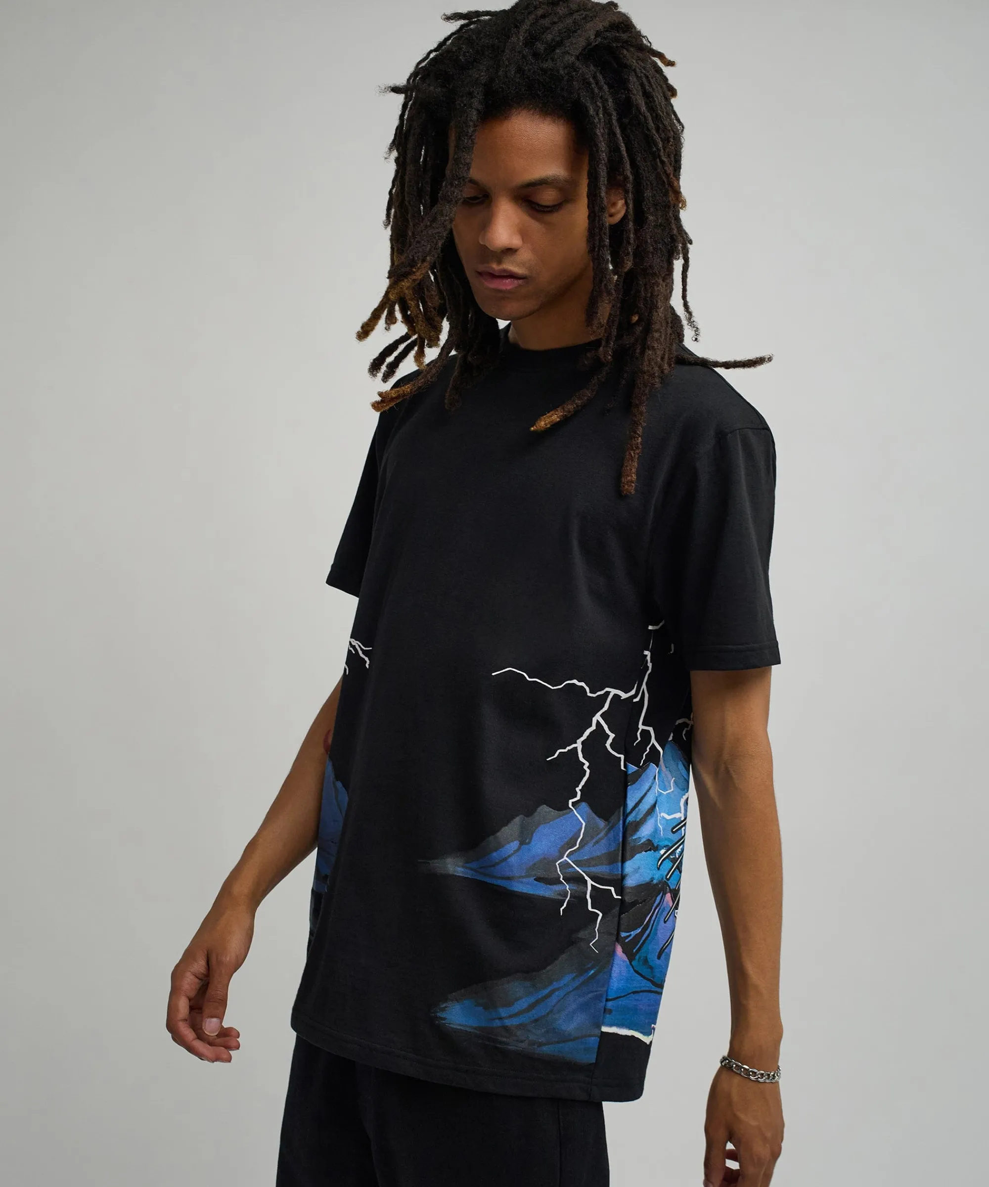 Cheap Trust No One Oversized Short Sleeve Tee - Black Oversized Tees | Graphic Tees