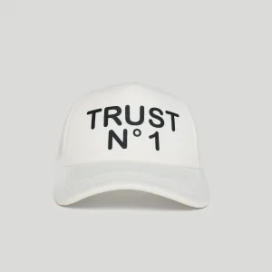 Sale Trust No1 Print Trucker Hat - White Hats