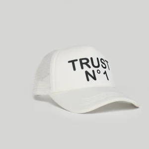 Sale Trust No1 Print Trucker Hat - White Hats